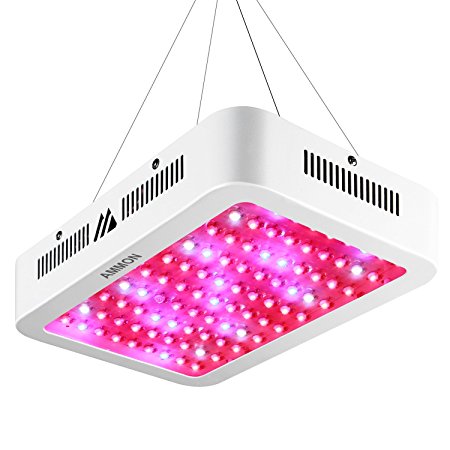 AMMON Led Grow Light,1000W Double Chips Led Grow Light Full Spectrum Led Lamp for Hydroponic Indoor Medicinal Plants Flowering Growing (1000w Dual Chips)