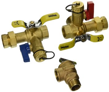 Webstone 44443WPR 3/4-Inch IPS Isolator EXP E2 Tankless Water Heater Service Valve Kit with Clean Brass Construction