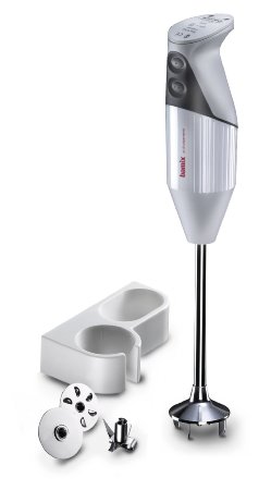 Bamix Pro-2 G200 Professional Series NSF Rated 200 Watt 2 Speed 3 Blade Immersion Hand Blender with Wall Bracket
