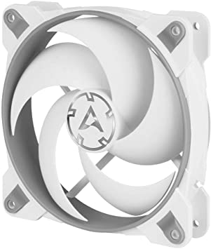 ARCTIC BioniX P120-120 mm Gaming Case Fan with PWM Sharing Technology (PST), Pressure-optimised, Very Quiet Motor, Computer, Fan Speed: 200–2100 RPM - Grey/White