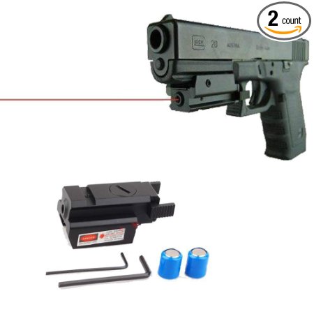 IORMAN Original Tactical Red Dot Laser Sight for Pistol/Handgun Scopes Bore Sight Aiming Shooting Testing with Adjustable Mount Rail