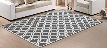 Saral Home Abstract design Jacquard Floor carpet -120x180 cm