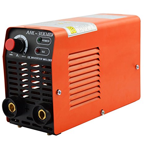 300 Amp Mini Arc Welder, 220V High Frequency Welding Machine with Ground Clamp, Protection Glasses for 2.5/3.2mm Welding Electrodes, Safe Soldering Machine with VRD Anti-Electric Shock Function