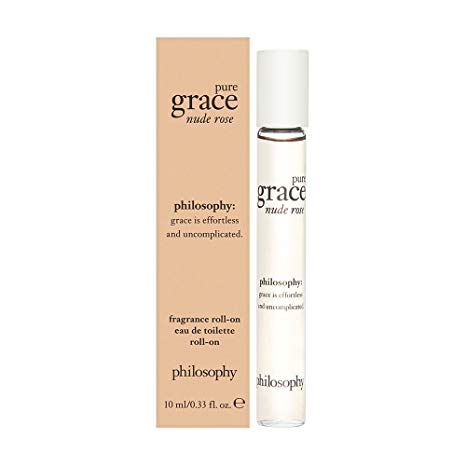 Philosophy Pure Grace Nude Rose for Women Rollerball Mini, 0.33 Ounce