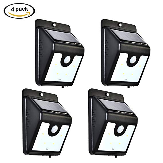 Grand patio Outdoor Solar Lights, Super Bright Motion Sensor Lights with Wide Angle Illumination, Wireless Waterproof Security Lights for Wall, Driveway, Patio, Yard, Garden