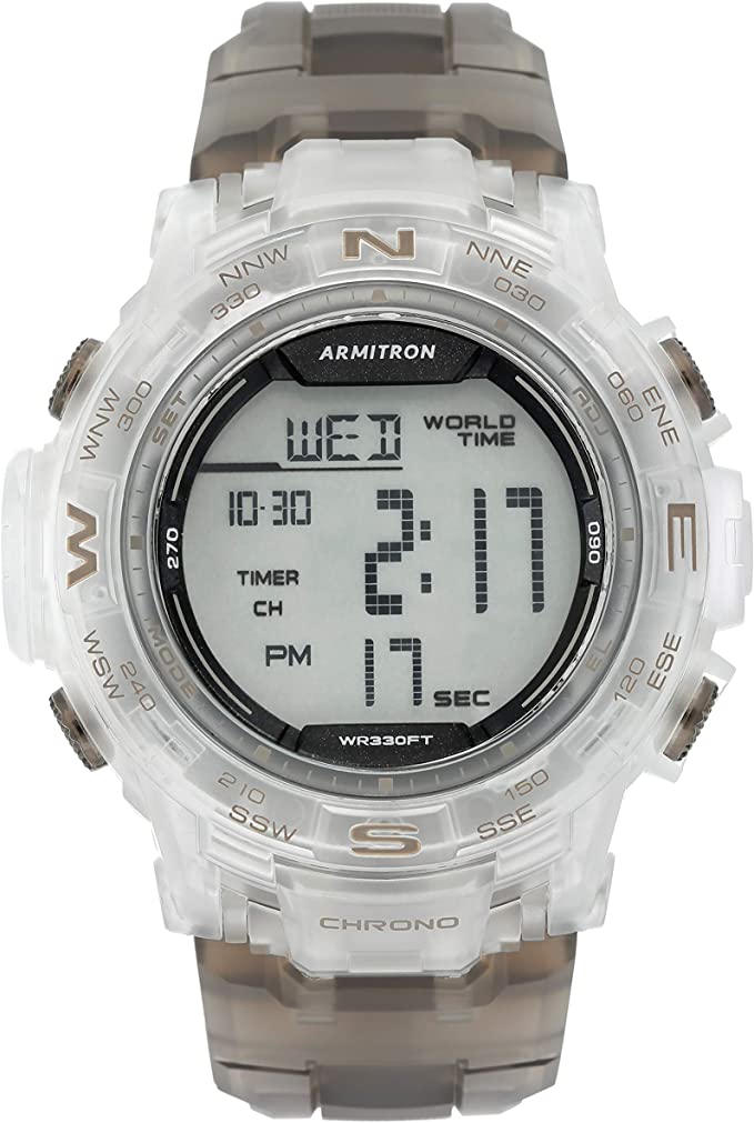 Armitron Sport Men's 40/8410 Digital Chronograph Resin Strap Watch