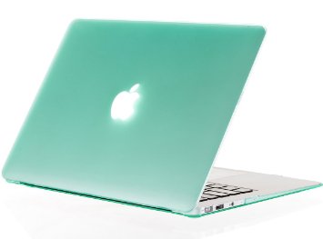 Kuzy - AIR 11-inch GREEN Rubberized Hard Case for MacBook Air 11.6" (A1465 / A1370) Cover Shell - GREEN