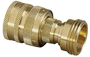 Nelson Brass Quick Connect Set, Male/Female 2-Piece N109C