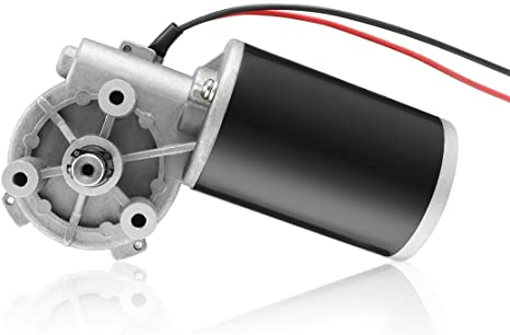 uxcell High Torque DC 12V 160RPM Reversible Electric Gear Motor 80W 3N.M -JCF63R