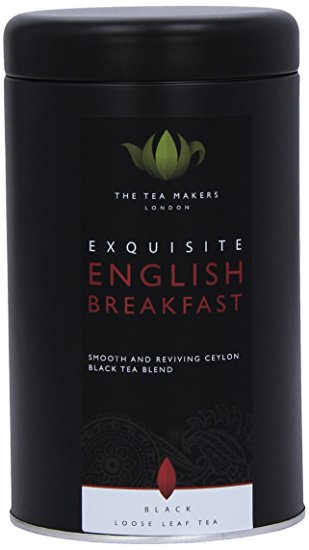 The Tea Makers of London English Breakfast Whole Leaf Loose Tea 125 g Caddy