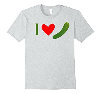 I Love Zucchini Vegan Tshirt