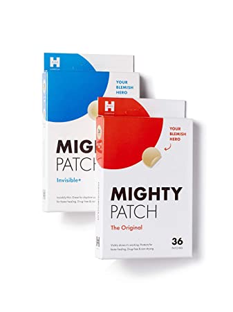 Mighty Patch Original & Invisible  Bundle - Acne Patches for Day and Night Treatment of Pimples. Clean, Vegan-Friendly, Cruelty-Free…