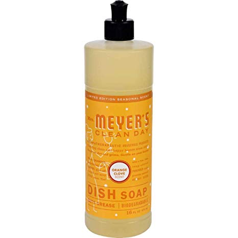 Mrs Meyers Clean Day Liquid, Orange Clove 16.0000 OZ (Pack of 6)