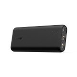 Most Compact 20000mAh Portable Charger Anker PowerCore 20100 - Ultra High Capacity Power Bank with Most Powerful 48A Output PowerIQ Technology for iPhone iPad and Samsung Galaxy and More Black