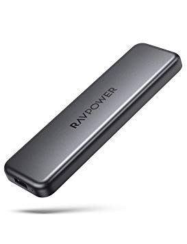 RAVPower Mini External SSD Hard Drive 1TB Portable SSD USB-C Solid State Flash Drive, Up to 540MB/s, V-NAND Flash & USB 3.1 Gen 2 Interface, ATA Lock