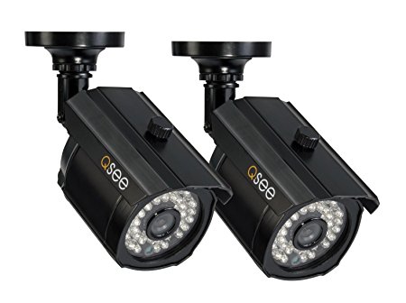 Q-See QM1201B-2 1000 TVL Camera 2 Pack with 100' Night Vision (Black)