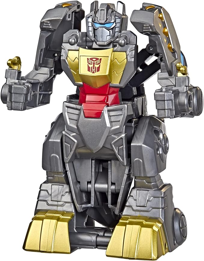 Transformers Classic Heroes Team Grimlock Converting Toy, 4.5-Inch Action Figure, for Kids Ages 3 and Up