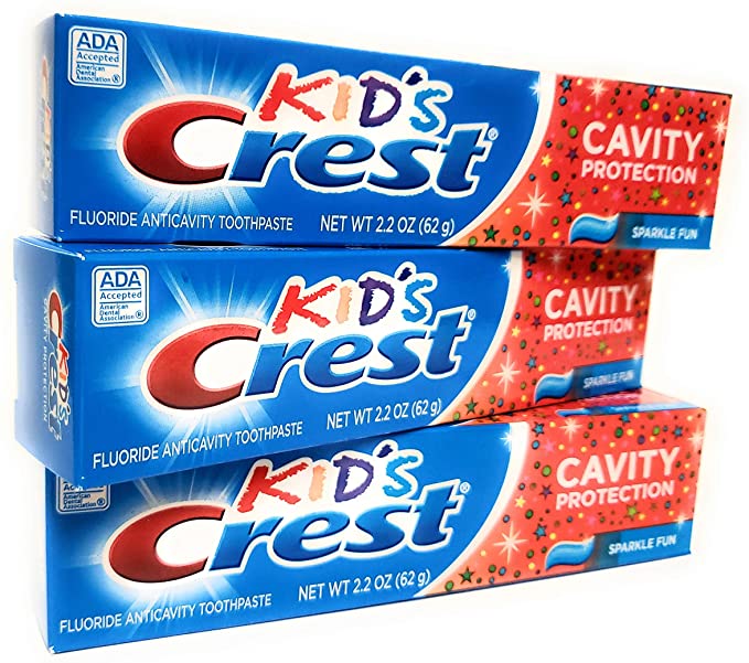 Kids Crest 2.2 Ounces Toothpaste (3 Pack)