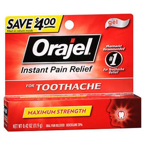 Orajel Size .42z Orajel Maximum Strength Toothach Relief