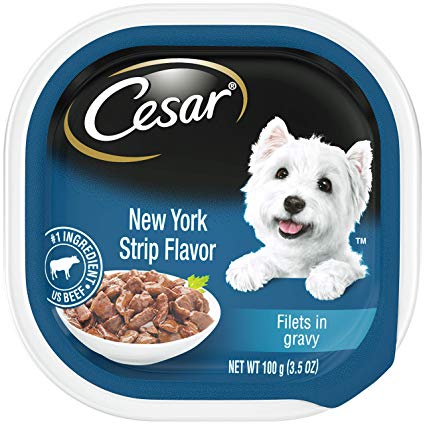 Cesar Steak Lovers Collection Wet Dog Food – 24 Trays