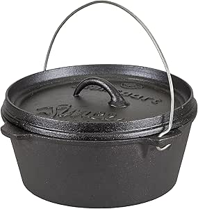 Stansport Pre-Seasoned Cast Iron Dutch Oven