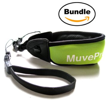 MuvePro Float Strap and Interchangeable Wristband for Waterproof Go Pro Cameras