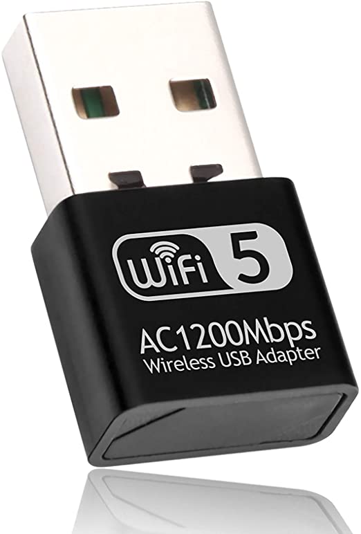 XVZ USB WiFi Adapter, 1200Mbps USB 3.0 Wireless Mini 802.11AC Adapter, Dual Band 2.42GHz/300Mbps 5.8GHz/866Mbps 5dBi,for Laptop Desktop PC Windows XP/Vista/7-10