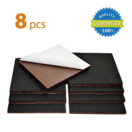 NON SLIP FURNITURE PADS X-PROTECTOR – PREMIUM 8 piece 4” Furniture Pad! SelfAdhesive Rubber Feet & Felts –Best Furniture Floor Protectors and Furniture Feet for Fix Furniture