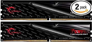 G.SKILL FORTIS Series 16GB (2 x 8GB) 288-Pin DDR4 SDRAM DDR4 2400 (PC4 19200) (Desktop Memory) Model F4-2400C15D-16GFT