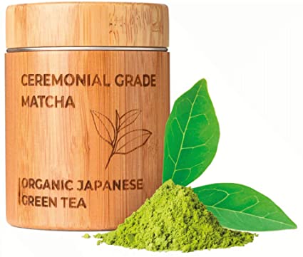MATCHITA - Organic Matcha Green Tea Powder | 100% EU-BIO | Highest Quality | Ceremonial Grade | Boost Energy & Immune System | Cold & Hot Drinks, Latte, Smoothie | Bamboo Box | 40g 1.4oz