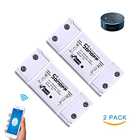 Sonoff Wifi Switch Wireless Control Automation Intelligent Power Socket DIY Smart Home Work with Amazon Echo Alexa support iOS Android