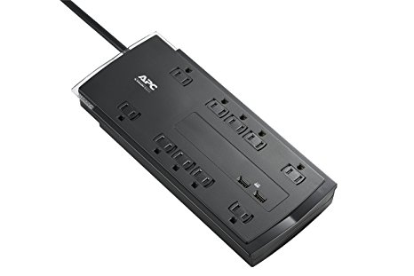 APC 10-Outlet Surge Protector 4320 Joule with USB Charging Ports, SurgeArrest Performance (P10U2)