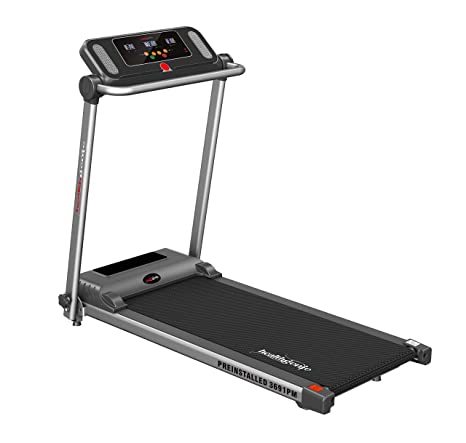 Healthgenie 3691PM  Pre-Installed, 1.5HP at Peak Motorized Treadmill for Home Use & Fitness Enthusiast (Free Installation Assistance), (Black)