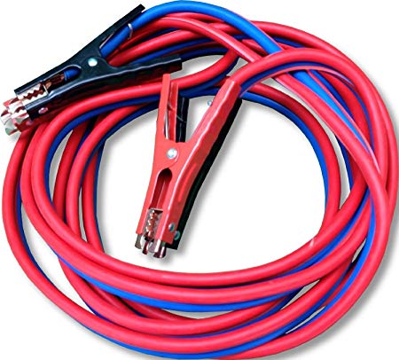 Premium Heavy Duty Jumper Booster Cables No Tangle Design (500 Amp 4 Gauge 20 Feet)