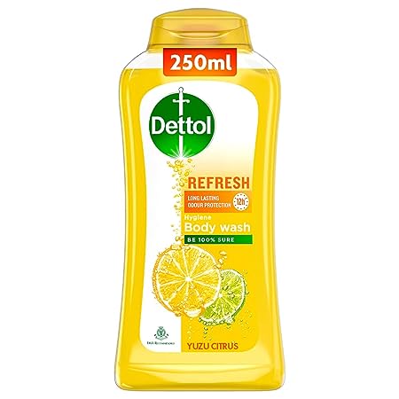 Dettol Body Wash and shower Gel, Refresh - 250ml