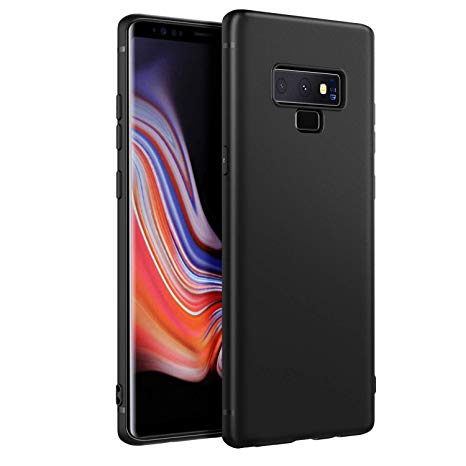 EasyAcc Case for Samsung Galaxy Note 9, Black TPU Phone Case Matte Finish Slim Profile Phone Cover Compatible with Samsung Galaxy Note 9