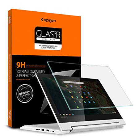 Spigen Tempered Glass Screen Protector Designed for Lenovo Chromebook C330 (11.6 inch) [1PACK]