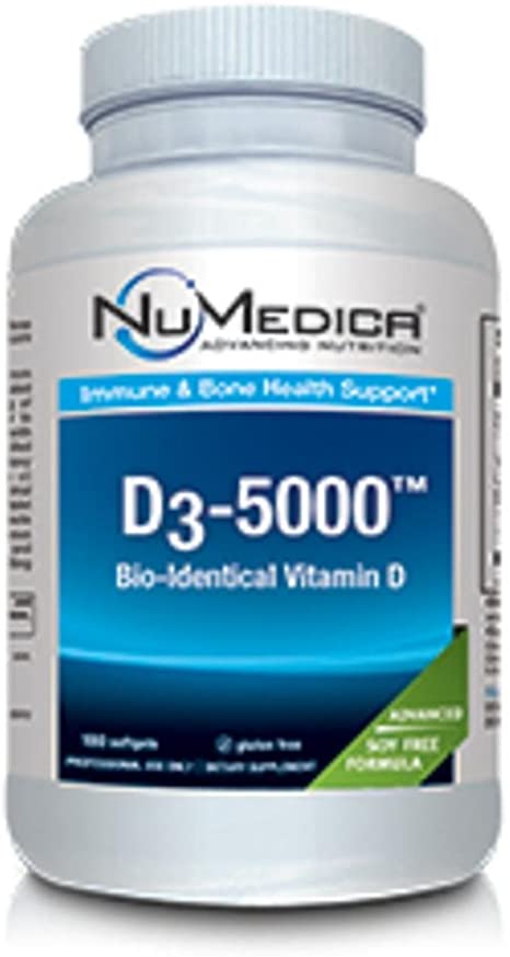 Numedica - D3 5000 Large - Vitamin D3 - 180 softgels