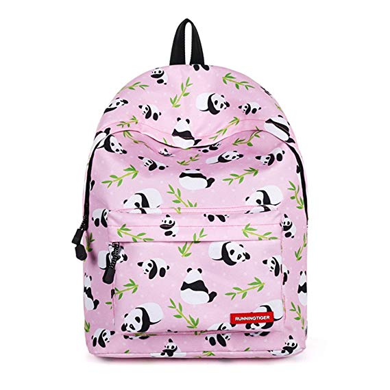 Lightweight Cute Pink School Backpack for Girls Waterproof Fashion Backpack Women Perfect Christmas Gift Birthday Gift for Girls (Cute Panda)
