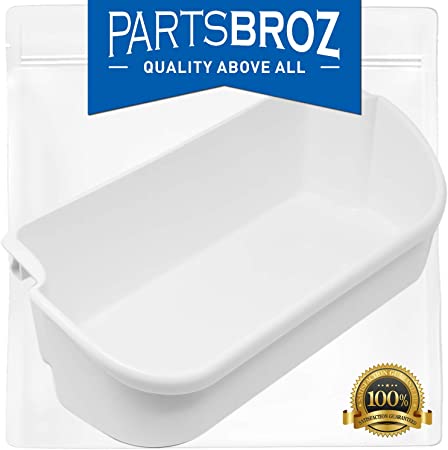 240356401 White Refrigerator Bin by PartsBroz - Compatible with Electrolux and Frigidaire - Replaces AP2116036, 240356405, 240356406, 240356409, 891213, AH430121, EA430121, PS430121