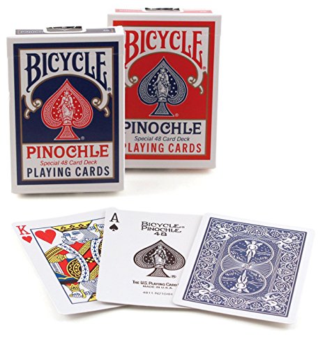 Bicycle Pinochle Playing Cards (Colors May Vary)
