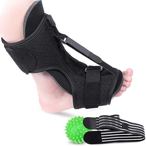 OUTERDO Plantar Fasciitis Night Splint, Brace for Drop Foot, Adjustable Plantar Fasciitis Brace, Effective Relief from Plantar Fasciitis Pain, Heel, Arch Foot Pain Green