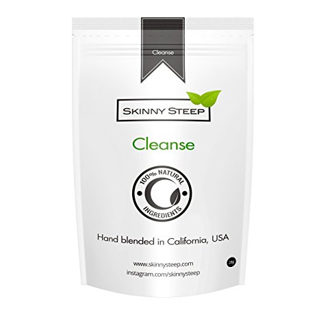 Teatox Cleanse by SkinnySteep - 14 Day Detox that is 100% Organic - Safe and Natural Cleanse that Supports Healthy Bowel Movement, Reduces Bloating, and Detoxes Your System - Made in the USA
