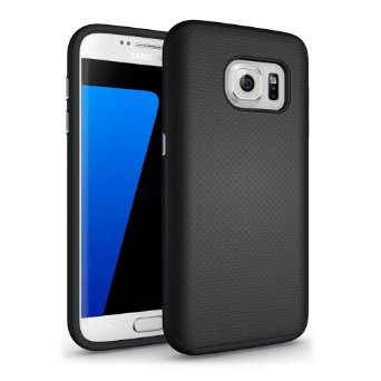 Galaxy S7 Edge Case VEGO New Arrival Slim Hybrid Dual Layer Armor Shock Proof Defender Protective Case Cover for Samsung Galaxy S7 Edge - Black
