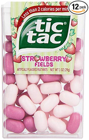Tic Tac Mints, Strawberry Fields, 1 oz. (12 Count)