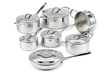 Lagostina 13pc Stainless Steel Cookware Set