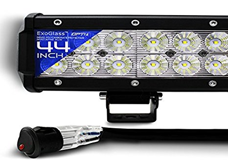 OPT7 C2 Series 44" Off-Road CREE LED Light Bar and Harness (Flood/Spot Auxiliary Lamp Combo 24800 lumen)