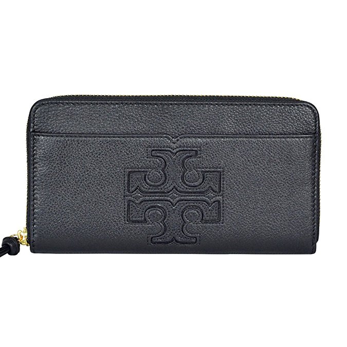 Tory Burch Harper Continental Wallet in Black