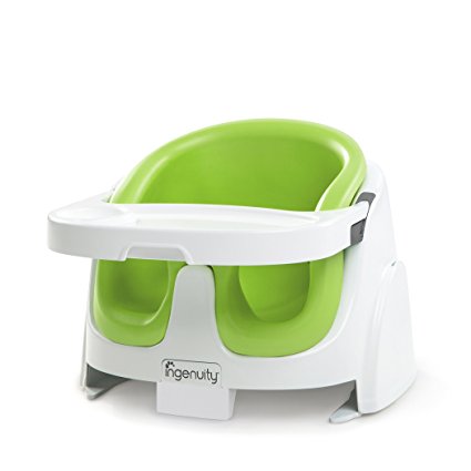 Ingenuity Baby Base 2-in-1 Booster Seat, Lime