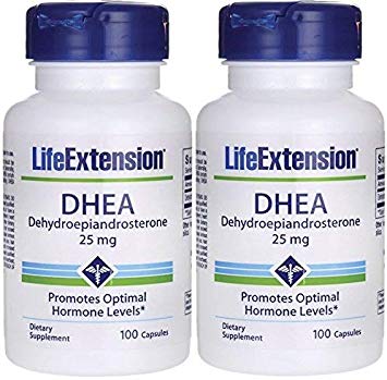 Life Extension - Dhea - 25 Mg - 100 Caps (Pack of 2)